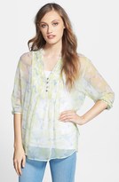 Thumbnail for your product : Casual Studio Sheer Pintuck Pleat Blouse