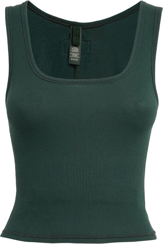 SKIMS Cotton Ribbed Tank Top - ShopStyle