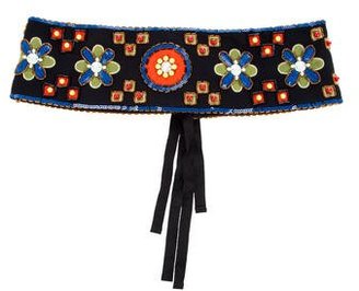 Tory Burch Sequin-Embellished Waist Belt
