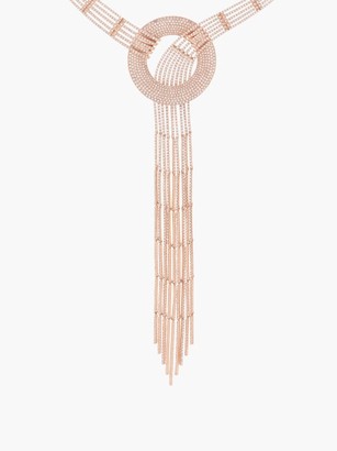 Shay Pave-whirlpool Diamond & 18kt Rose-gold Necklace - Rose Gold
