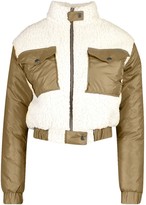 Thumbnail for your product : boohoo Teddy Faux Fur Mix Puffer Jacket