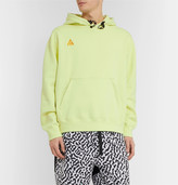 Thumbnail for your product : Nike Acg Nrg Logo-Embroidered Fleece-Back Cotton-Blend Jersey Hoodie