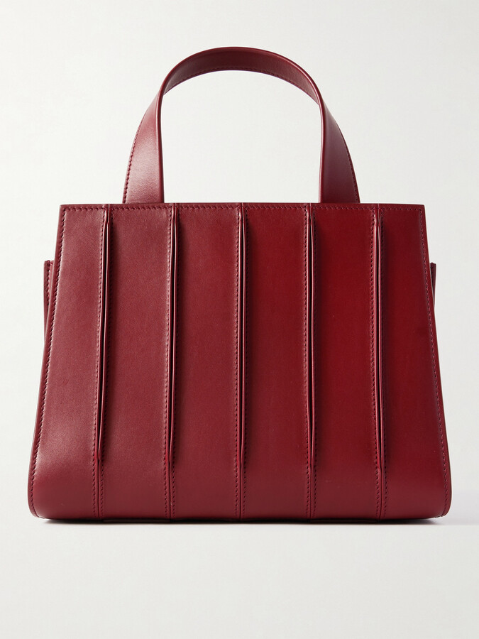 Burgundy Leather Bag ShopStyle UK