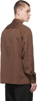 Thumbnail for your product : Jil Sander Brown E 10 Serge Shirt