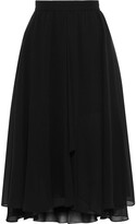 Thumbnail for your product : Mikael Aghal Draped Georgette Skirt