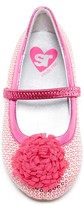 Thumbnail for your product : Stride Rite Kenleigh Flower Sequin Flat (Toddler)