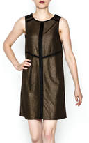 Thumbnail for your product : Ya Los Angeles Metallic Shimmer Sheath