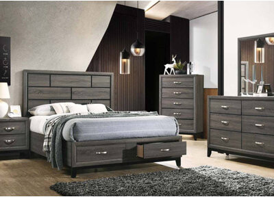Loon PeakÂ® Jonovan King Storage Platform Bed