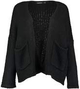 Thumbnail for your product : boohoo Knitted Boyfriend Box Crop Cardigan
