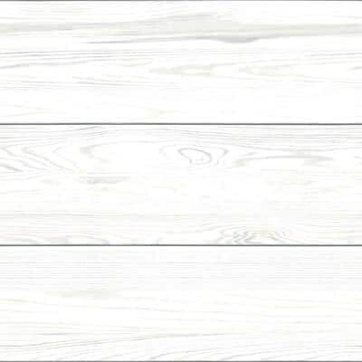 Room Mates RoomMates Shiplap Peel & Stick Wallpaper in White/Gray