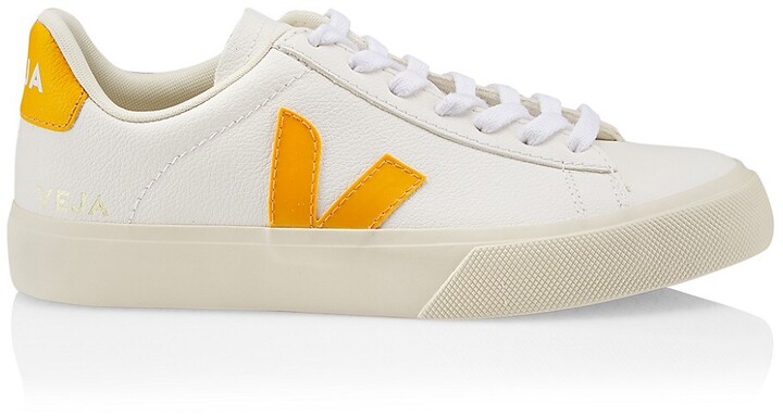Veja Campo Leather Low-Top Sneakers - ShopStyle