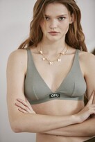 Thumbnail for your product : Out From Under Ribbed Cotton Plunge Bralette