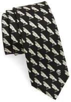 Thumbnail for your product : Alexander McQueen Mini Raven Print Silk Tie