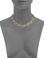 Thumbnail for your product : Adriana Orsini Pavé Crystal Openwork Leaf Collar Necklace