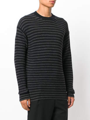 McQ stripped knitted jumper