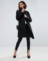 Thumbnail for your product : ASOS Design Smart Slim Coat with Funnel Neck