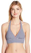 Thumbnail for your product : Anne Cole Women's Live in Color Solid Marilyn Halter Bikini Top