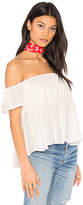 Thumbnail for your product : Blq Basiq Off Shoulder Baby Doll Top
