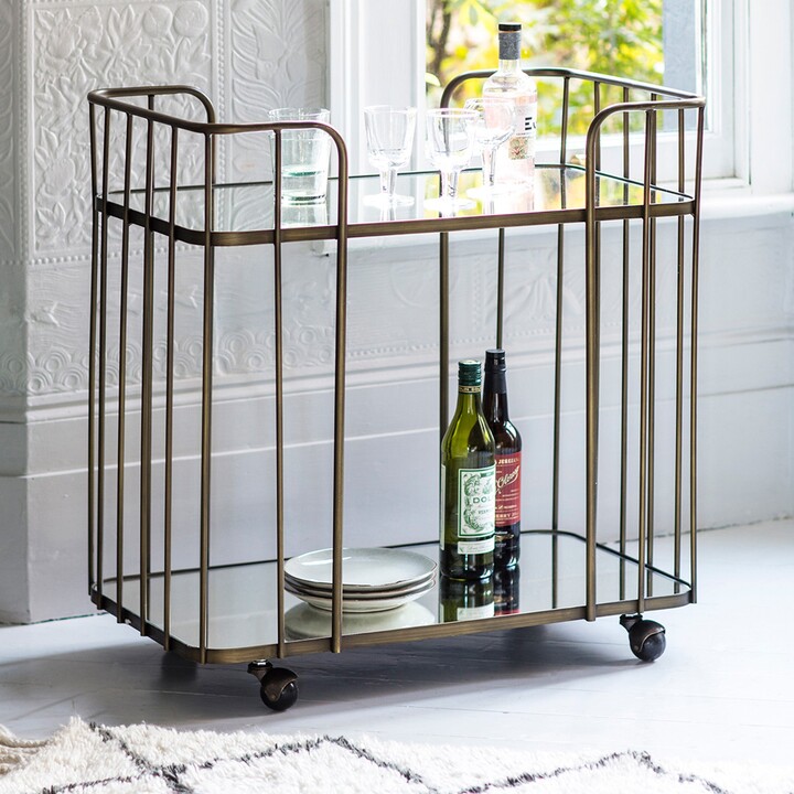 Dunelm Healy Drinks Trolley Brown ShopStyle Buffets & Sideboards