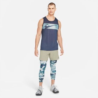Nike Men's Pro Three-Quarter Camo Leggings - ShopStyle Pants