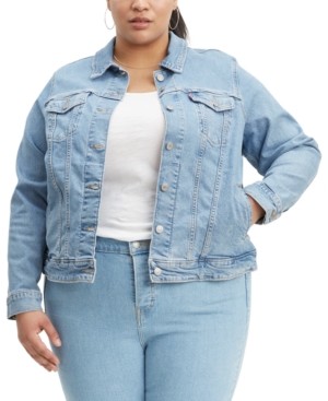 plus size yellow denim jacket
