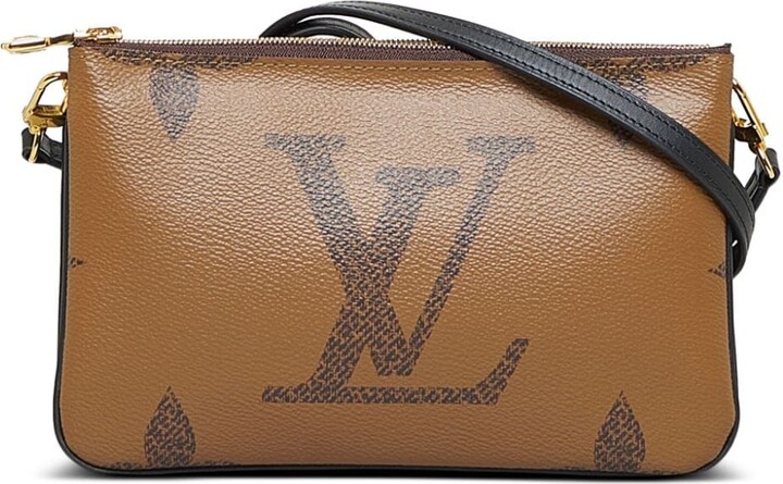 Louis Vuitton Dauphine Reversible Belt Monogram Canvas and Leather Thin 70  - ShopStyle
