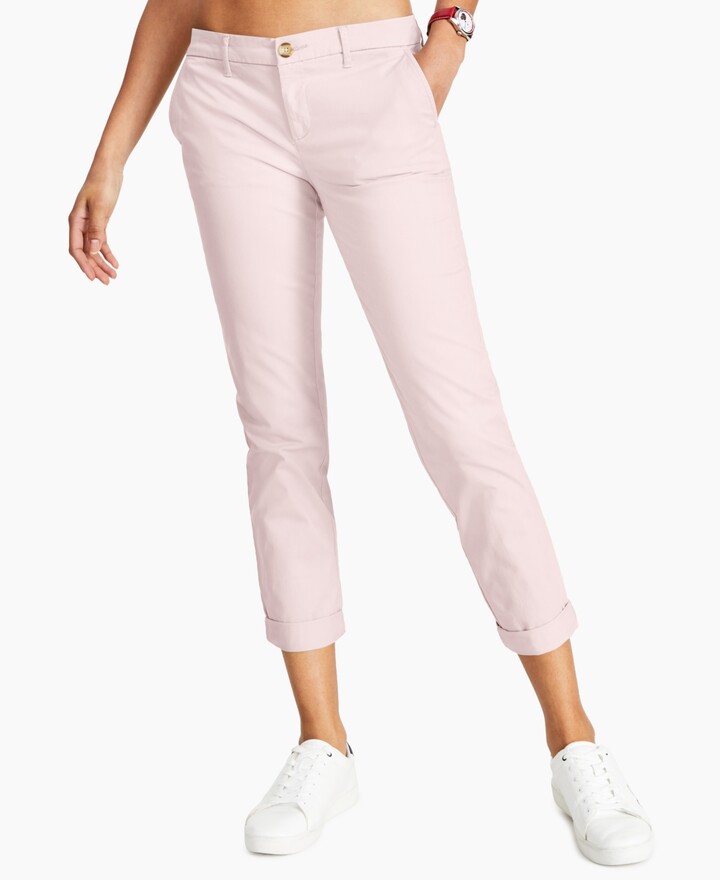 Tommy Hilfiger Women's Pink Pants | ShopStyle