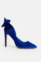 Thumbnail for your product : Velvet Bow Detail Court Shoe