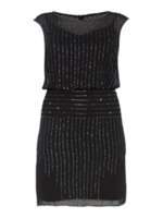 Thumbnail for your product : Adrianna Papell Plus size cap sleeve sequin blouson dress