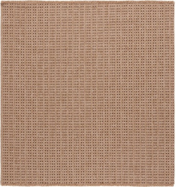 Safavieh RetreatRTE252PowerLoomedUVResistantStainResistantNon-SheddingIndoor/OutdoorAreaRugs-Natural/Brown-6'7\