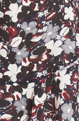 Veronica Beard Women's 'Franklin' Floral Print Silk Dress