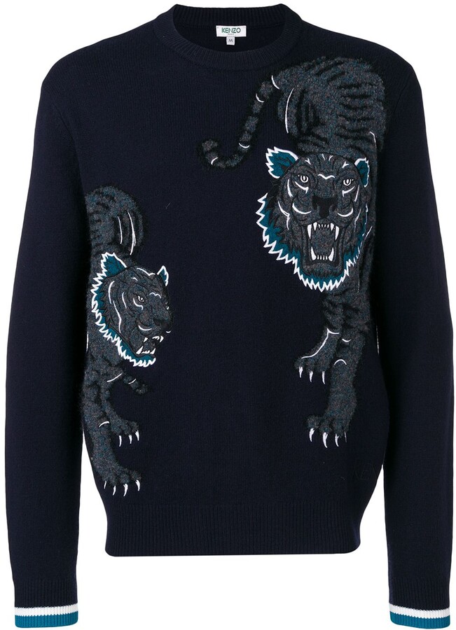 Kenzo double tiger sweatshirt Clearance