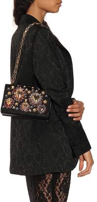 Dolce & Gabbana Embellished jacquard shoulder bag