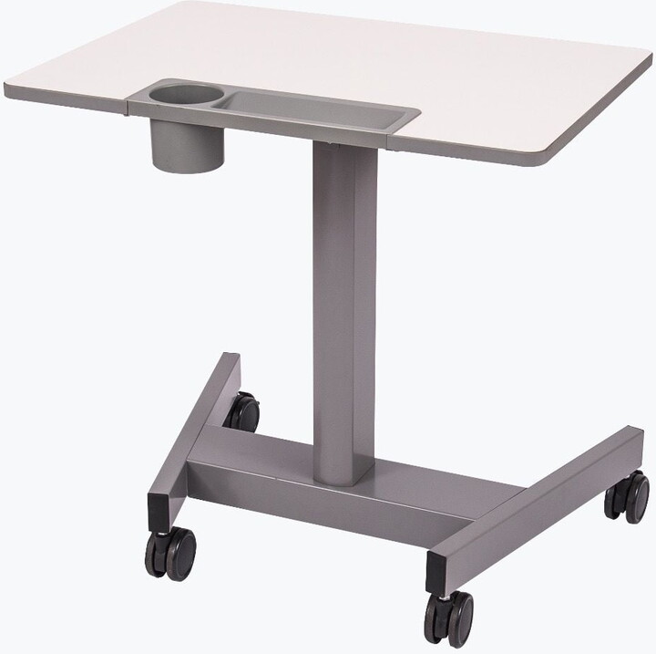 Luxor 626-STUDENT-P44" Student Pneumatic Height Adjustable Desk - Gray