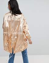 Thumbnail for your product : Blank NYC Reversible Metallic Rain Festival Jacket