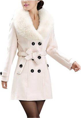 winter white wool coat