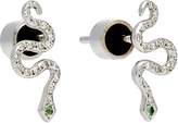 Thumbnail for your product : Ileana Makri Women's Little Snake Studs - White