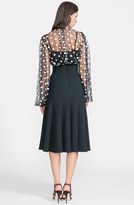 Thumbnail for your product : Dolce & Gabbana Embroidered Polka Dot Tulle Blouse