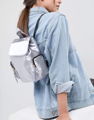 Yoki Fashion Double Pocket Mini Backpack
