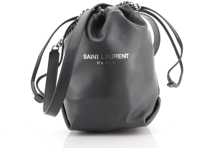 saint laurent teddy drawstring bag