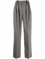 Thumbnail for your product : Etoile Isabel Marant Pleated High-Waisted Trousers