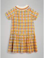Thumbnail for your product : Burberry Scribble Check Collared Day Dress