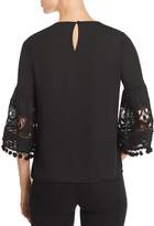 Thumbnail for your product : Daniel Rainn Embellished Bell-Sleeve Top