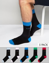 Thumbnail for your product : French Connection 5 Pack Socks