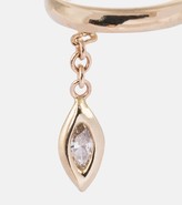 Thumbnail for your product : Jacquie Aiche Marquise 14kt gold single ear cuff with diamond