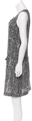 Cédric Charlier Printed Knee-Length Dress