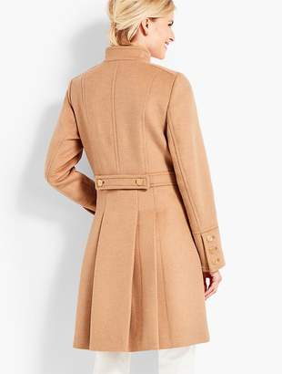 Talbots Military-Style Stand-Collar Coat