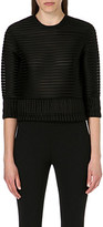 Thumbnail for your product : Kenzo Sheer-stripe cropped top