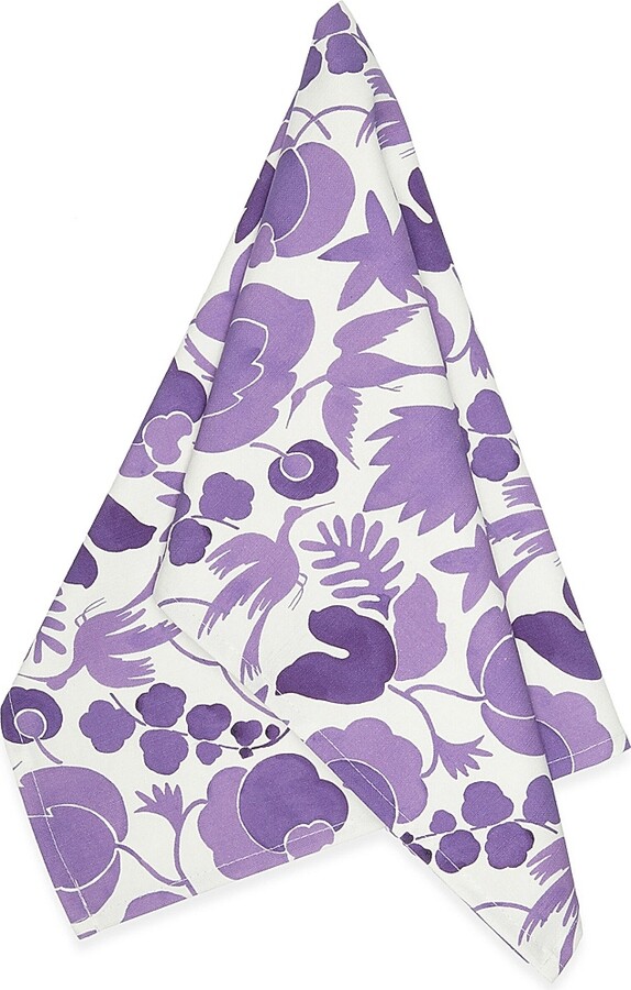 Dishtowel - Wildbird Viola Purple