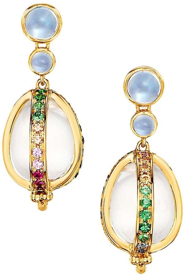 Multi Colored Sapphire Earrings | Shop the world's largest 